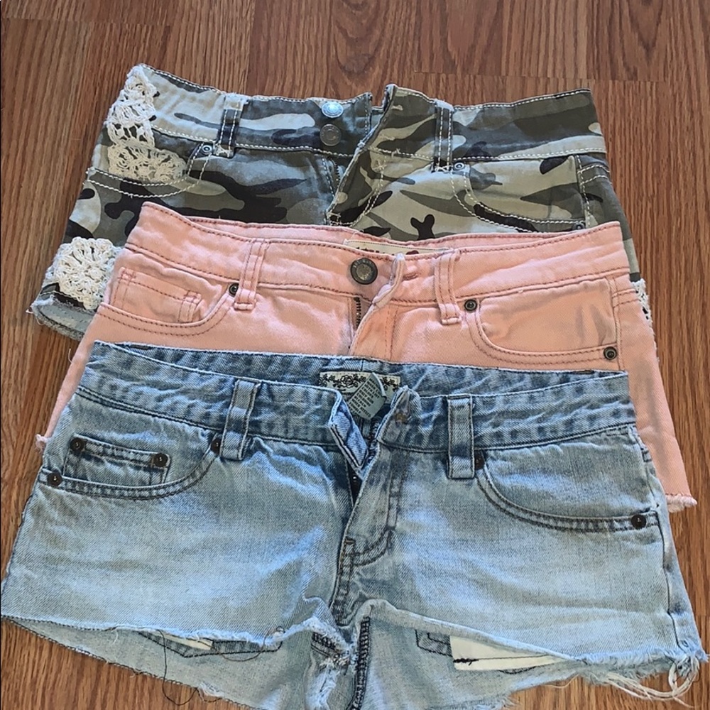 3 pair of shorts